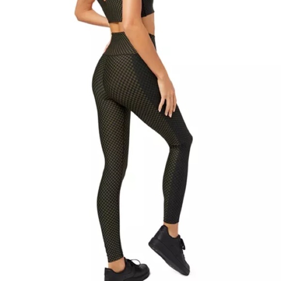 Splits59 Checkered Colorblocked Leggings - Picture 2 of 4